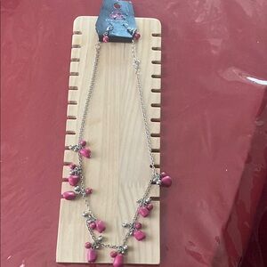 Pink Beaded Necklace